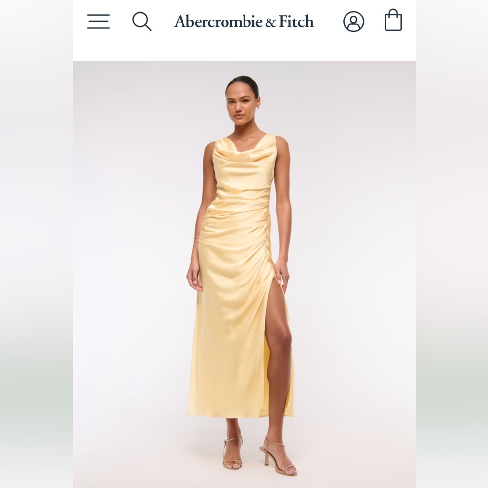 Abercrombie & Fitch Green Maxi Dress XLP